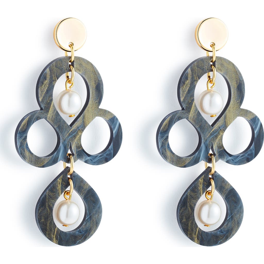 Toolally Petite Batik Earrings In Multi