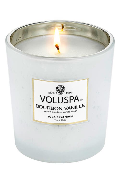 Voluspa Bourbon Vanille Classic Candle In White