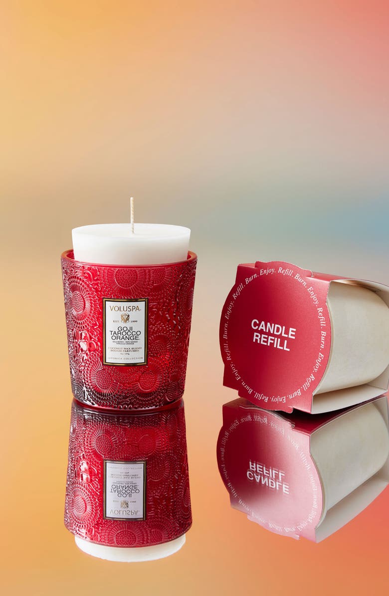 Voluspa Goji Tarocco Orange Classic Candle Refill, Alternate, color,