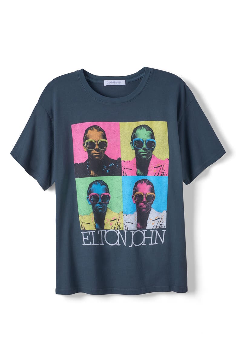 Daydreamer Elton John Graphic Tee, Main, color, 