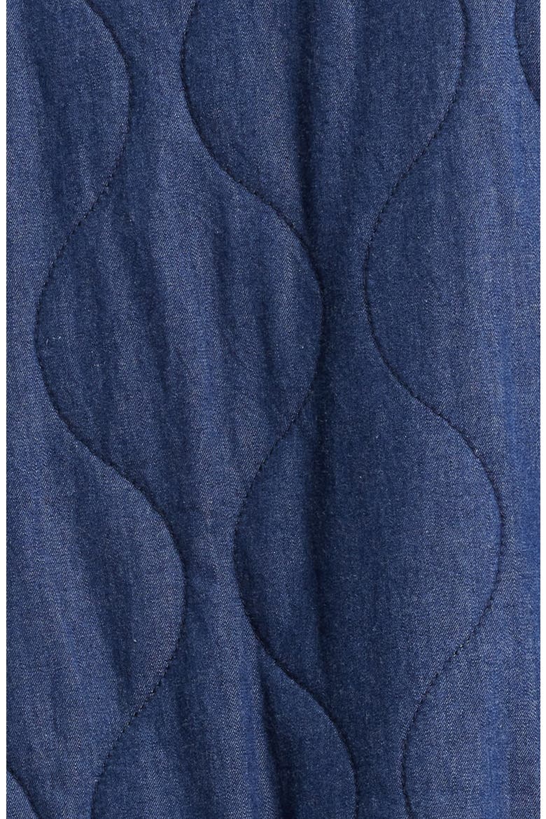 Keah Onion Quilted Bomber Jacket, Alternate, color, NAVY