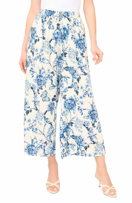 Ted Baker Drawstring Crop Wide Leg Pants