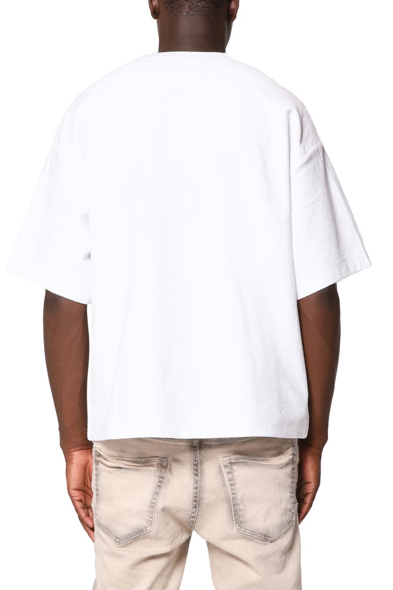 Textured Cotton Jersey Graphic T-Shirt, Alternate, color, WHITE