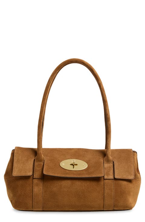 East West Bayswater Leather Shoulder Bag