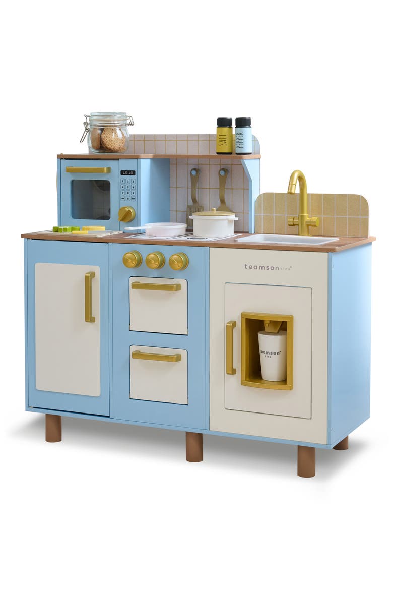 Little Chef Hampton Play Kitchen & Accessories, Alternate, color, BLUE