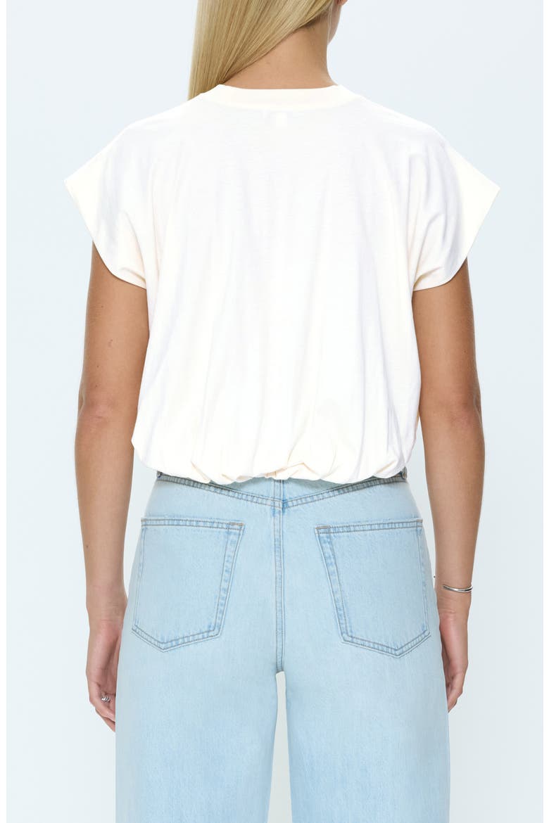 Millie Bubble Hem Top, Alternate, color, LE BLANC