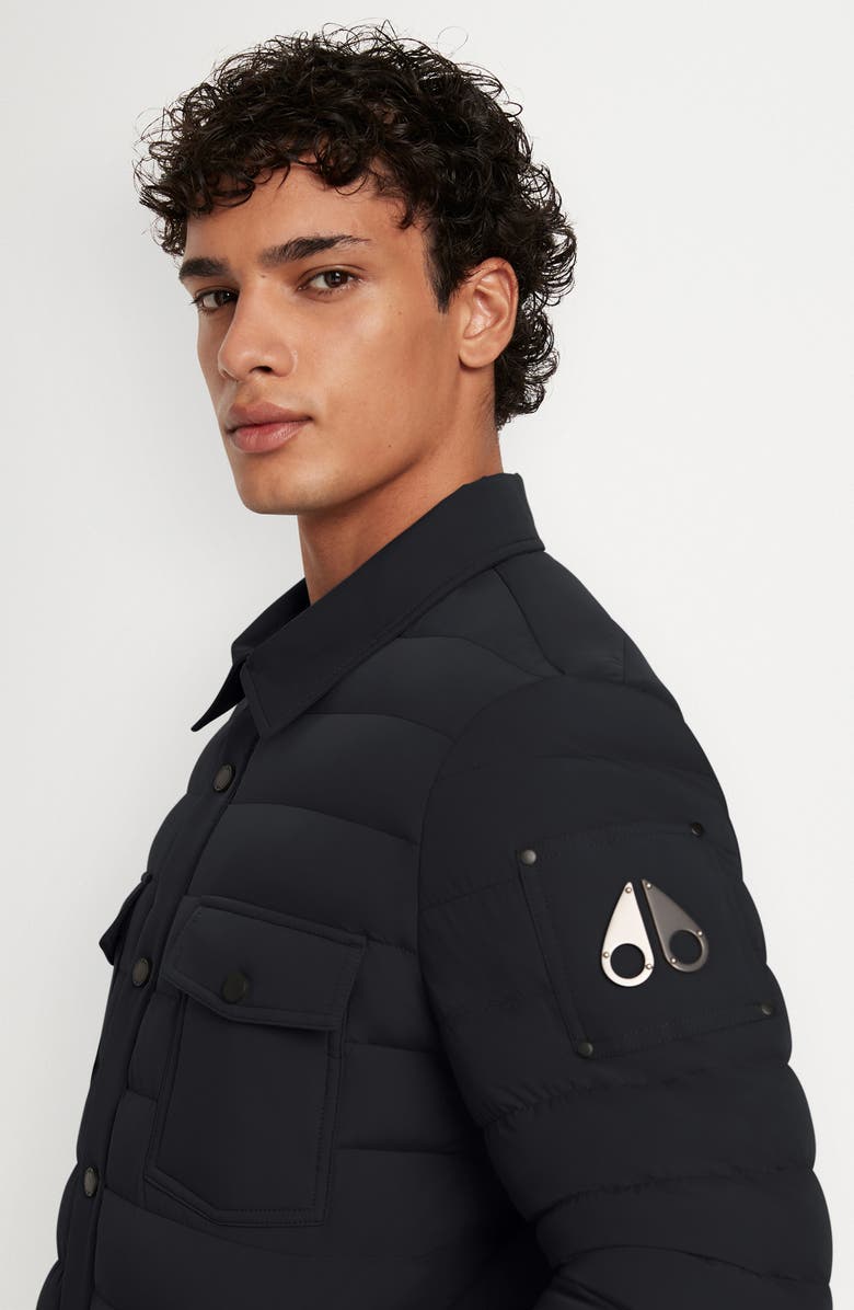 Moose Knuckles Westmore Quilted Down Shirt Jacket, Alternate, color,