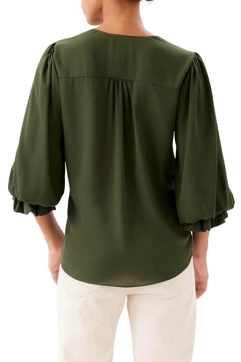 Crossover Hem Asymmetric Top, Alternate, color, LIGHT OLIVE
