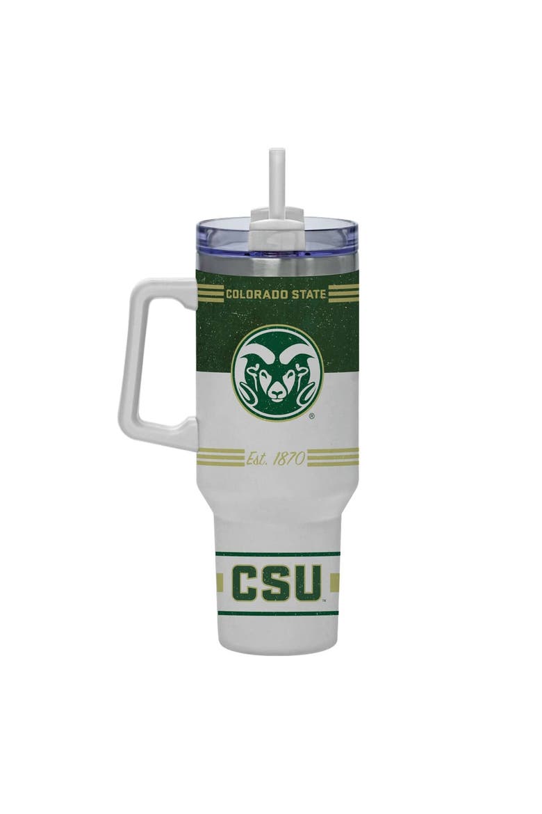 Colorado State Rams 40oz. Rocky Vintage Tumbler, Alternate, color, White
