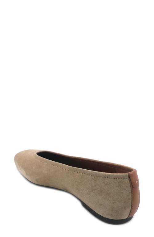 Gentle Souls Willow Woven Flat In Brown