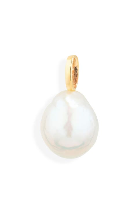 Genuine Baroque Pearl Pendant Charm