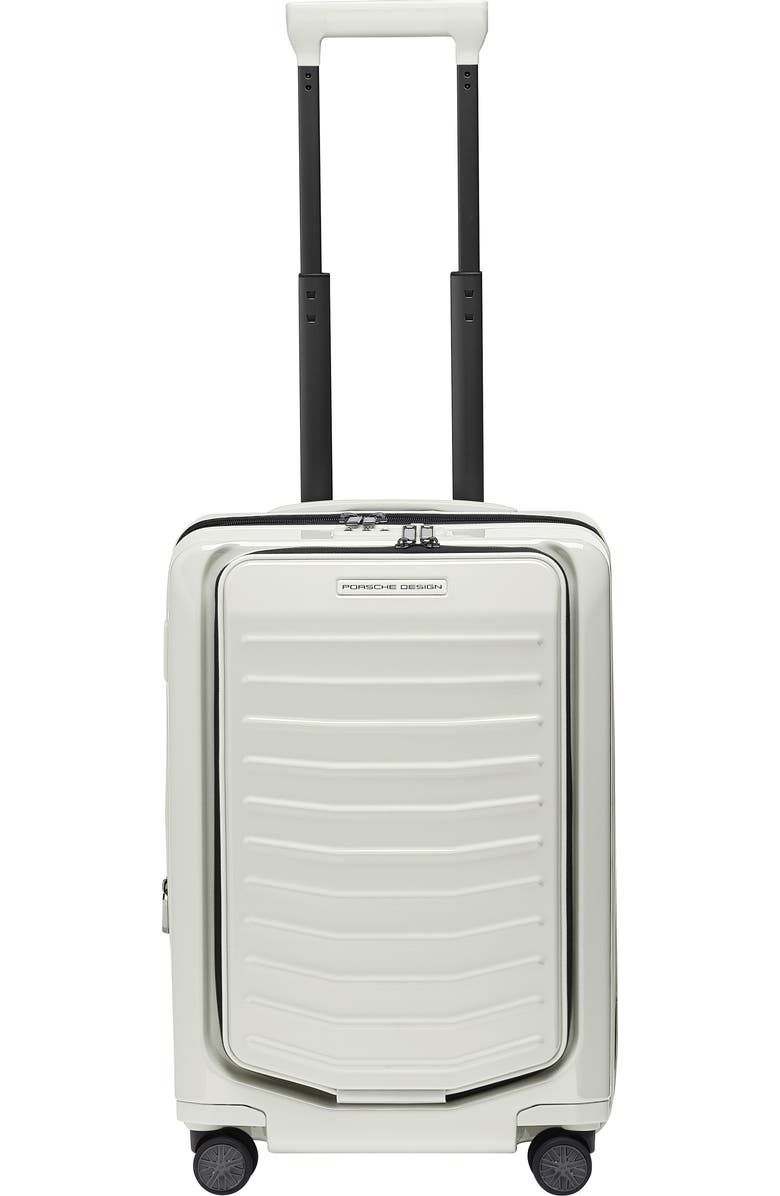 Porsche Design Roadster Carry-On Expandable 21-Inch Spinner Suitcase, Main, color, White