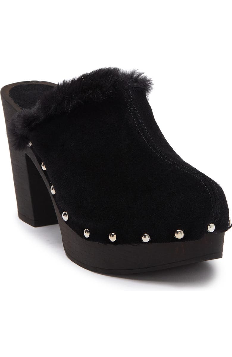 Charles David Limited Faux Fur Clog, Main, color,