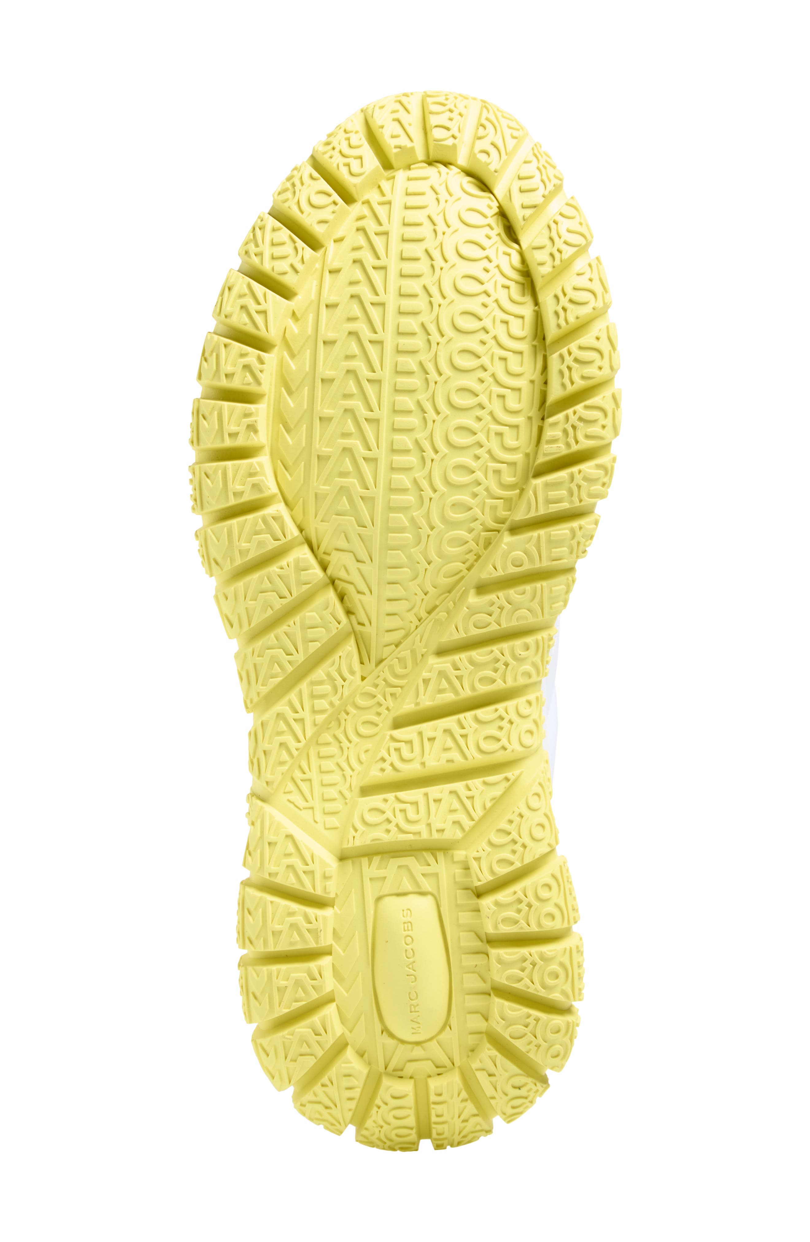 The Lazy Runner Sneaker, Alternate, color, WHITE/YELLOW