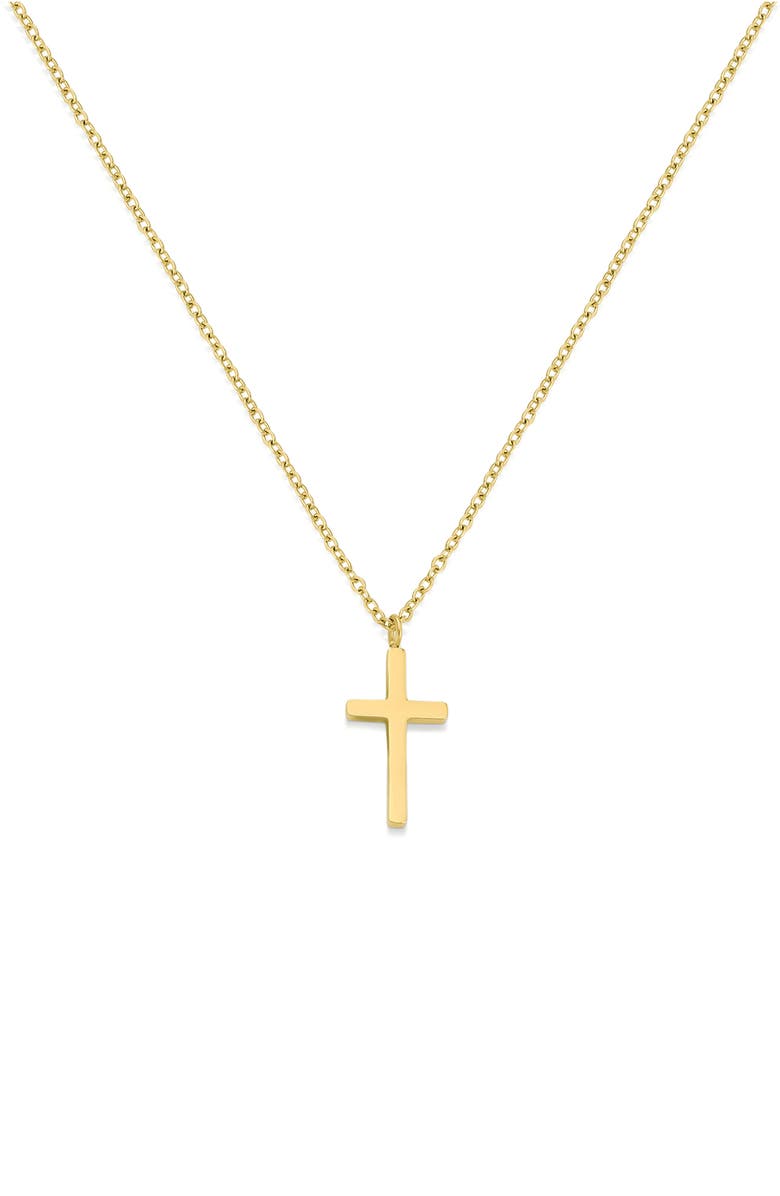 D.LOUISE Cross Pendant Necklace, Main, color,