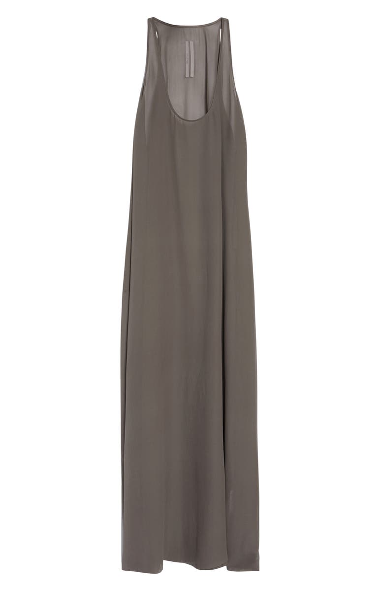 Rick Owens Temple Abito Silk Georgette Tank Gown, Main, color, Dust
