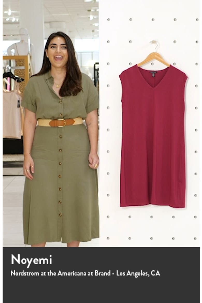 V-Neck Sleeveless Knit Dress video