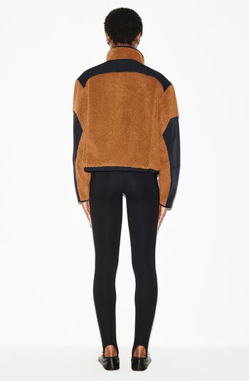 Faux Shearling Zip Jacket