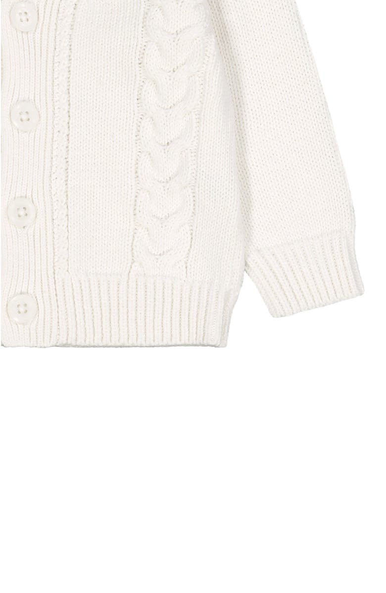 Hope & Henry Baby Cable Knit Cardigan Sweater, Infant, Alternate, color, 