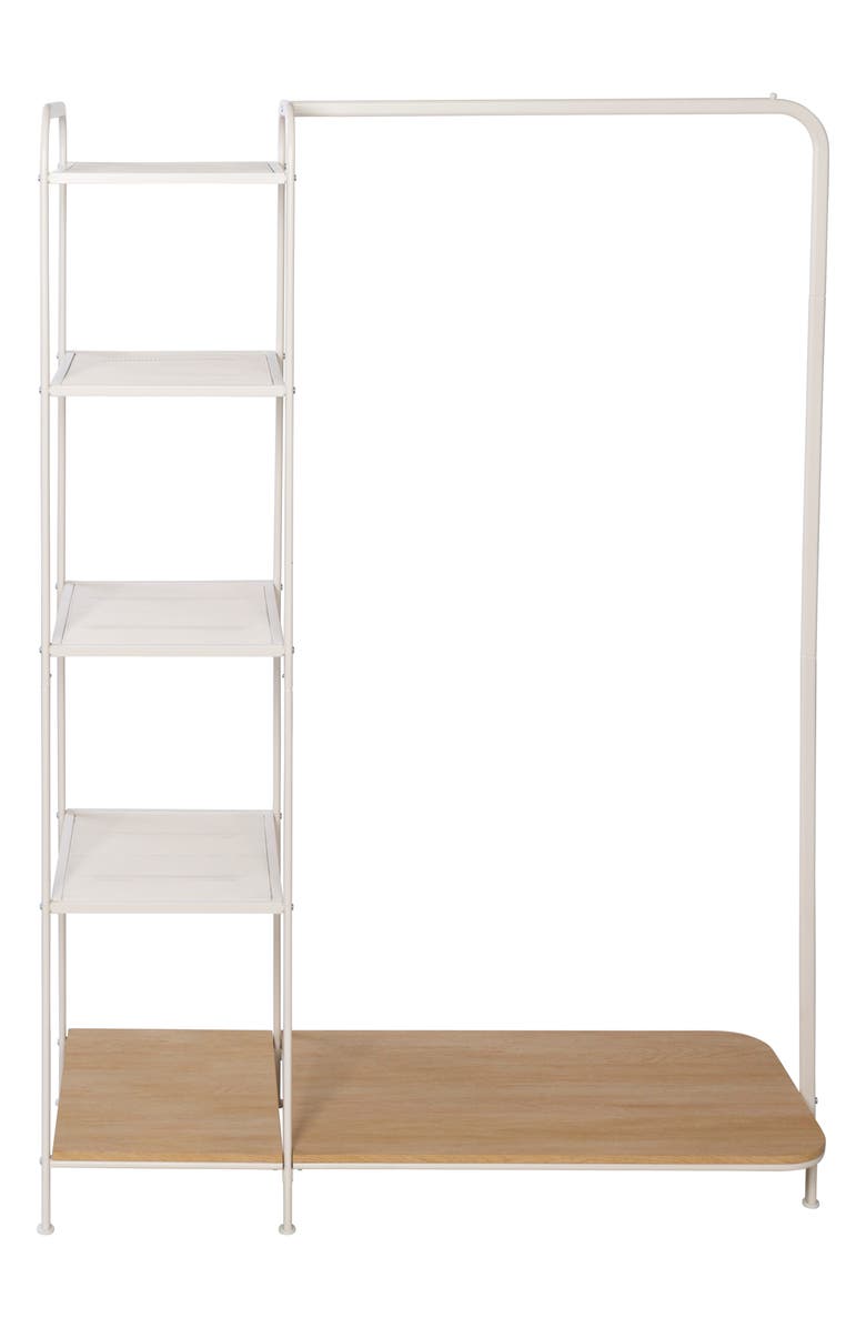 HONEY-CAN-DO Clothing Rack with Shelving Unit, Main, color,