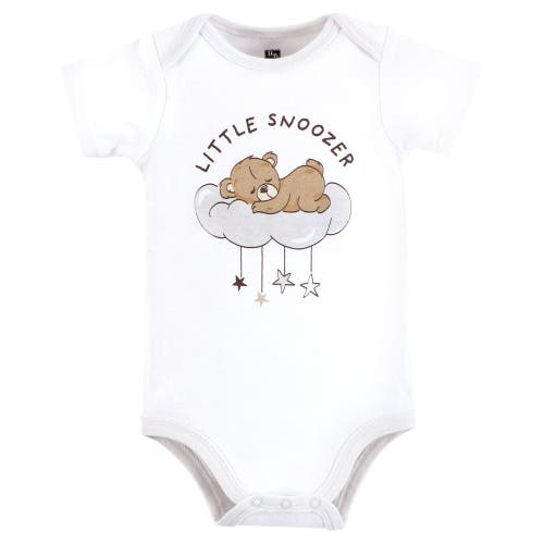 Hudson Baby Soft Cotton Bodysuit Triple Pack