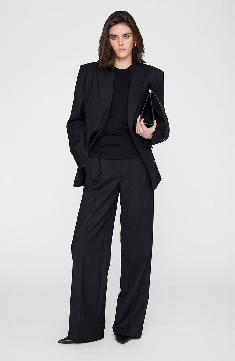 ANINE BING Zadig Tee, Alternate, color, Black