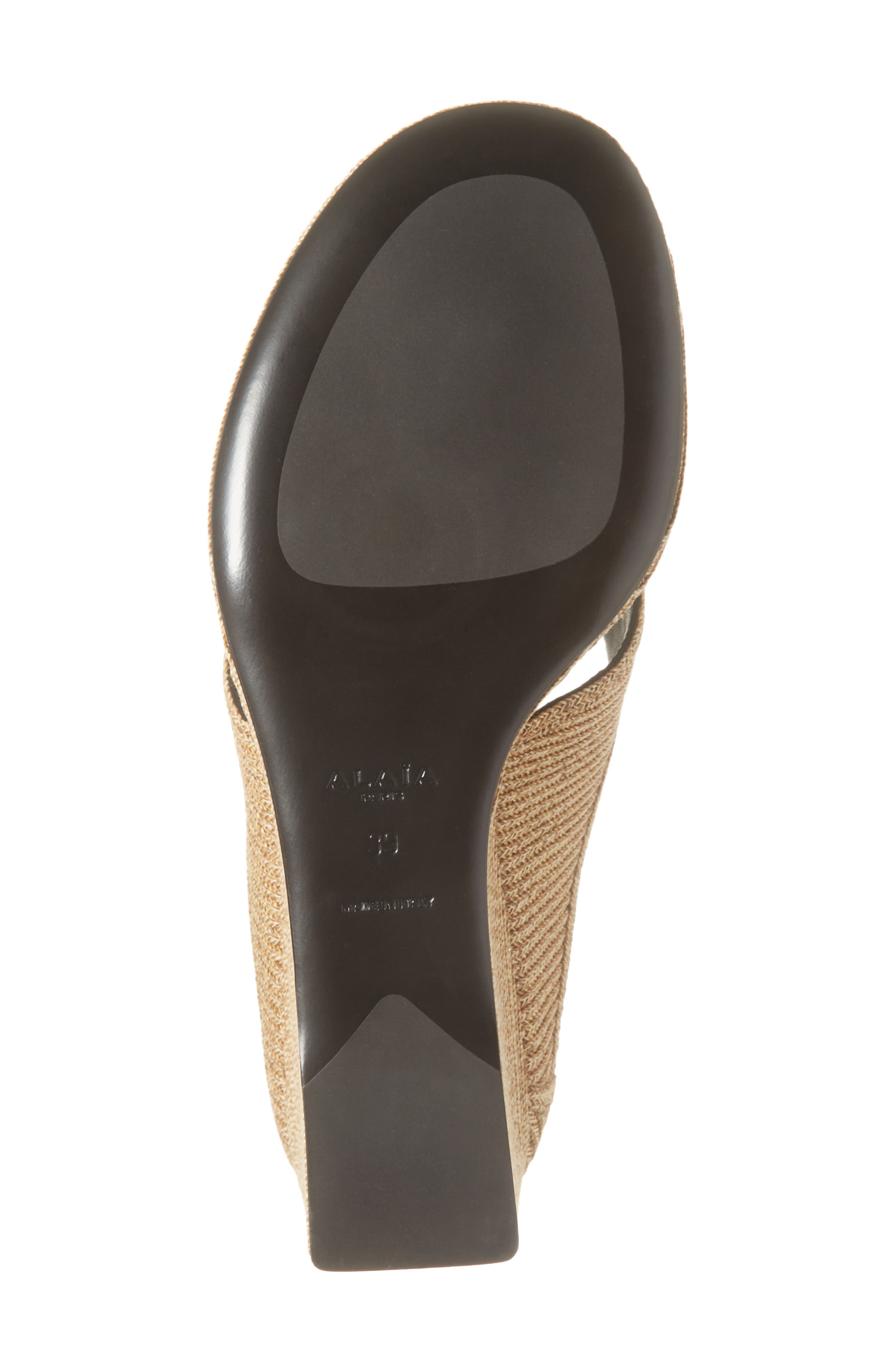 Alaïa Cube Wedge Sandal, Alternate, color, 