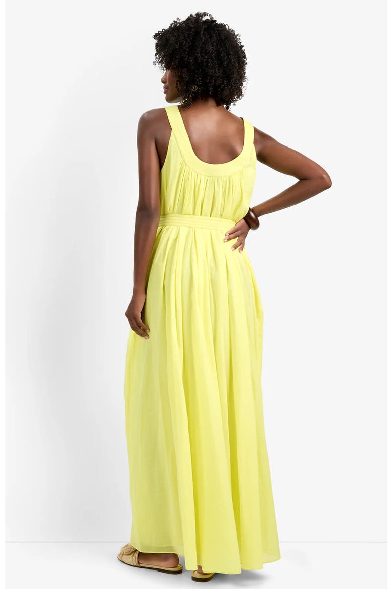 Jianna Sleeveless Cotton Dress, Alternate, color, Citrus