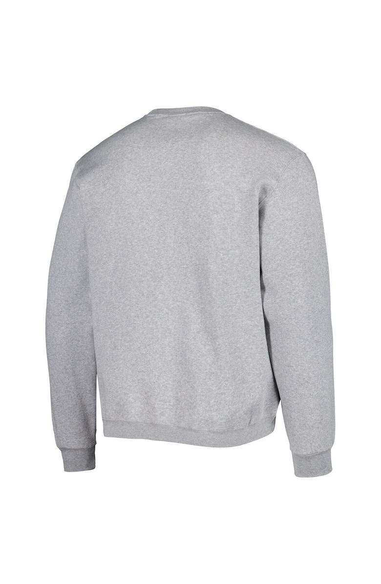 Champion Men's Champion Heather Gray Navy Midshipmen High Motor Pullover Sweatshirt, Alternate, color, Heather Gray