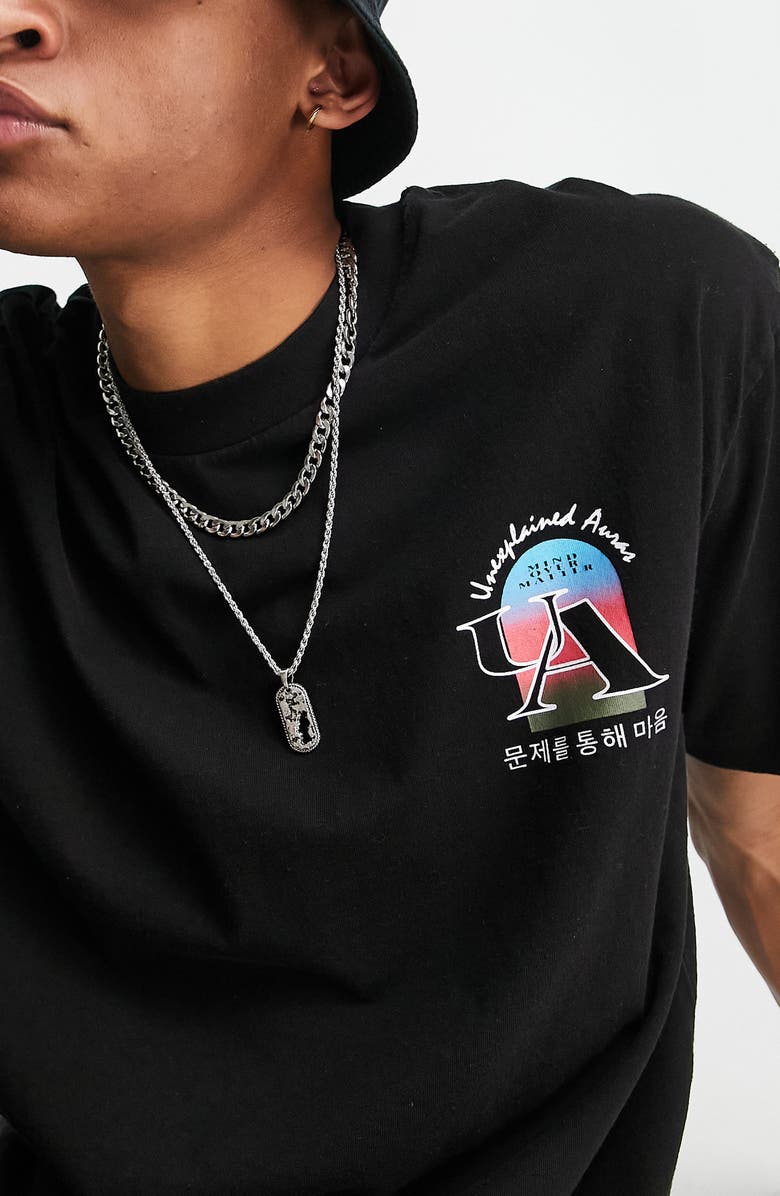 Topman Oversize Graphic Tee, Alternate, color, 