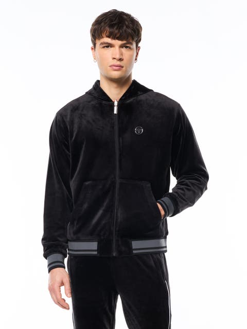 Viaggioa Reversible Velour Track Jacket