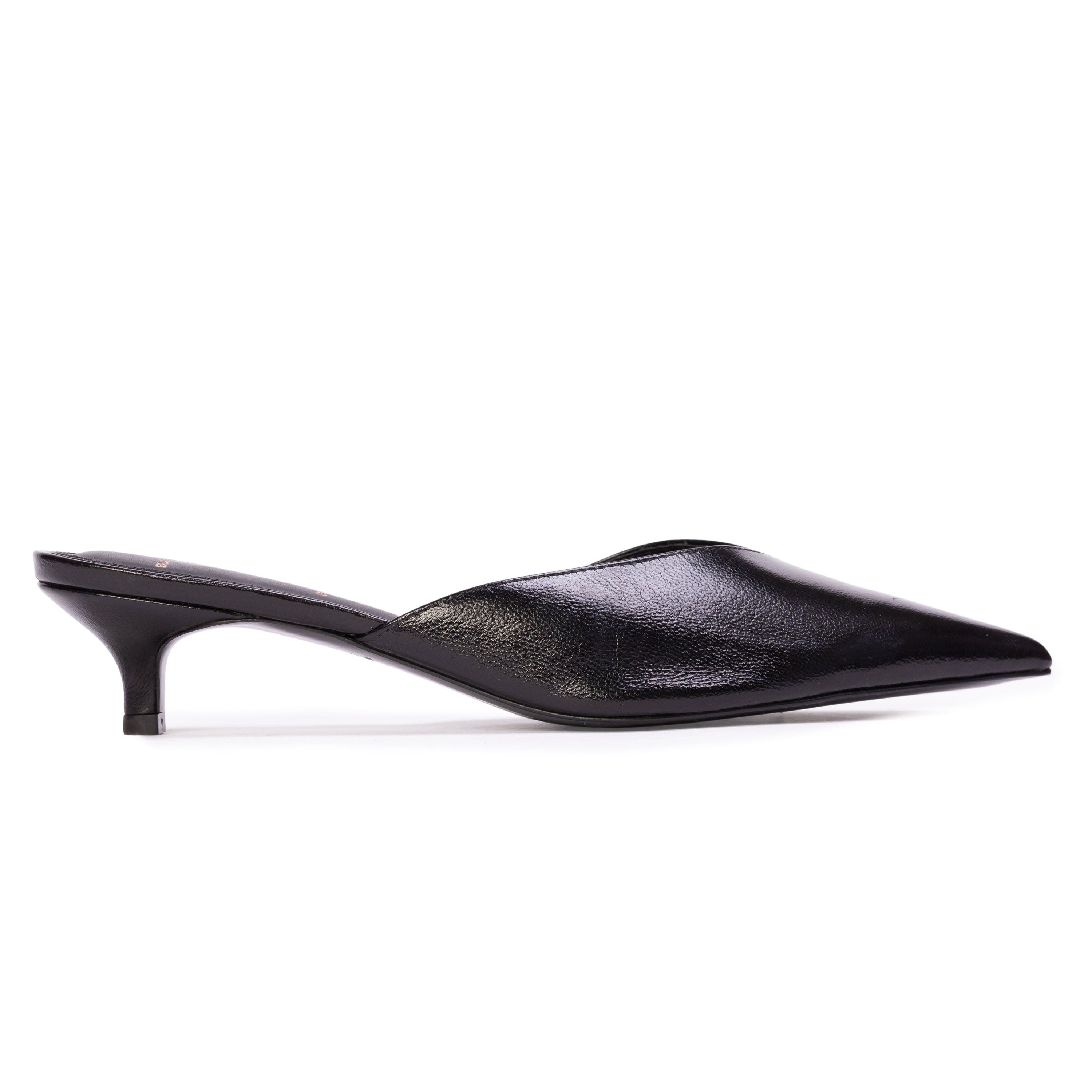 Sofia 35 Mule, Main, color, Black Leather