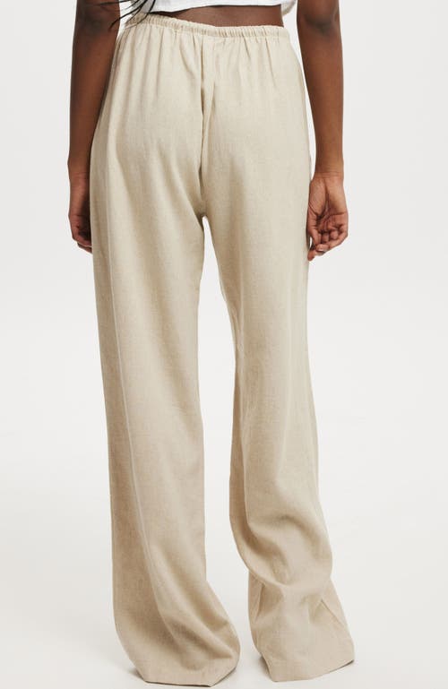 Cotton On Haven Wide Leg Pant In Natural