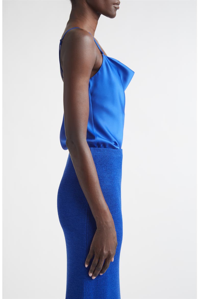 Monroe Liquid Satin Camisole Top, Alternate, color, COBALT