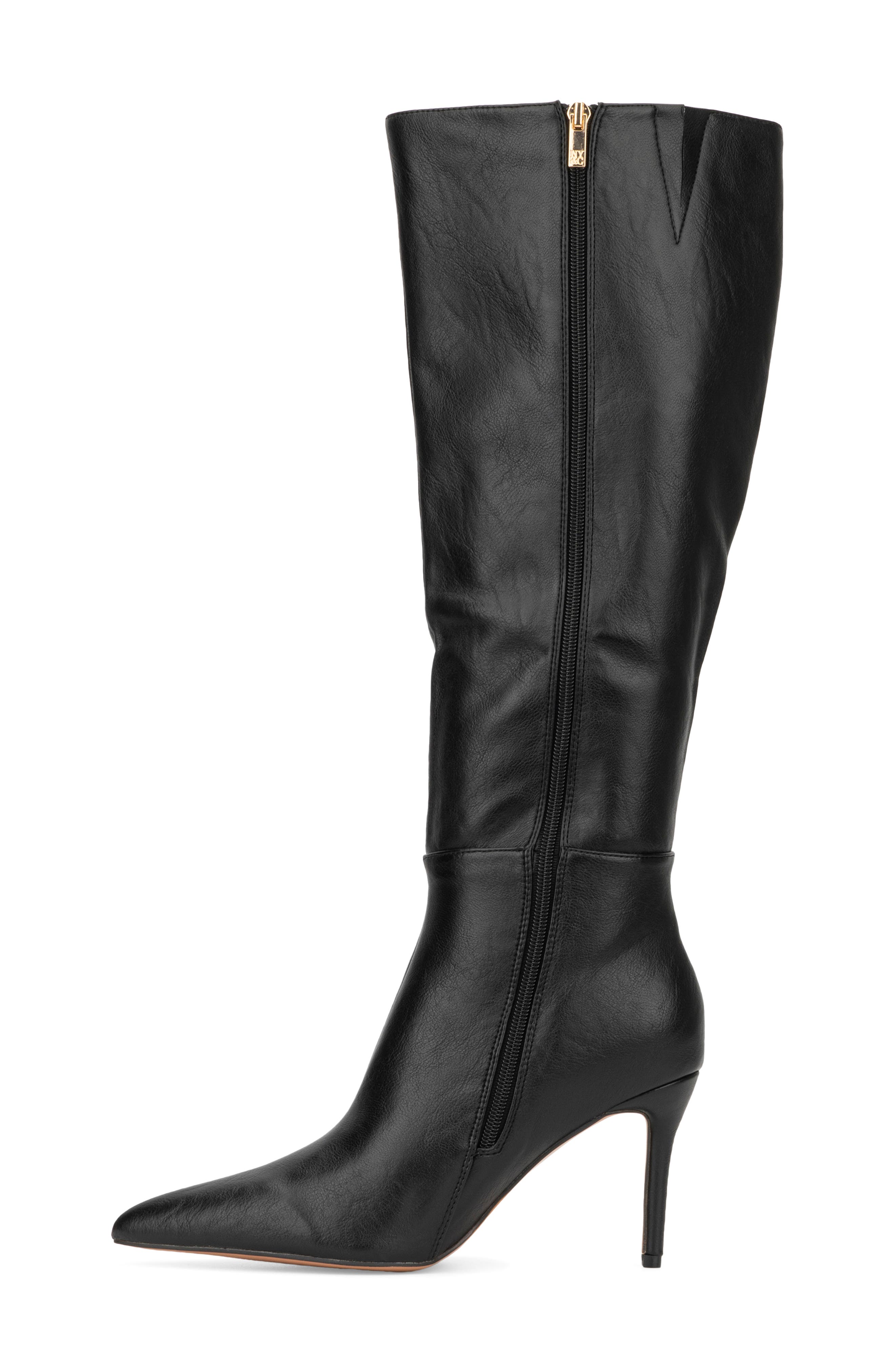 NEW YORK AND COMPANY Mae Faux Leather Tall Boot, Alternate, color, 