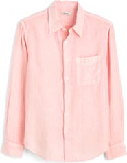 Madewell Linen & Organic Cotton Button-Up Shirt