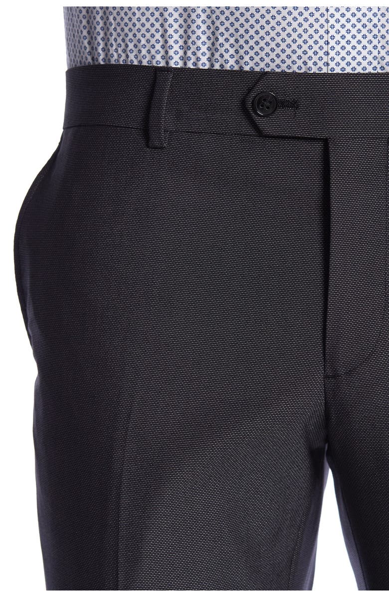 SAVILE ROW CO Essex Charcoal Slim Fit Suit Separate Pants - 30-34" Inseam, Alternate, color, 