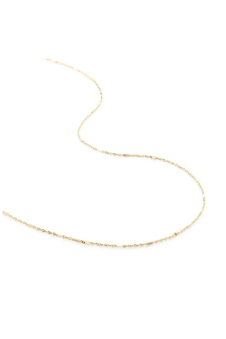 Shimmer Chain Necklace, Main, color, YELLOW GOLD