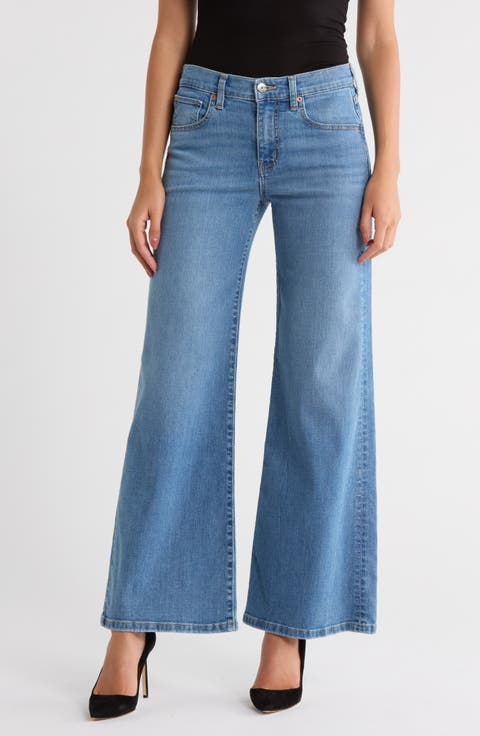 Romi Mid Rise Wide Leg Jeans (Coba)