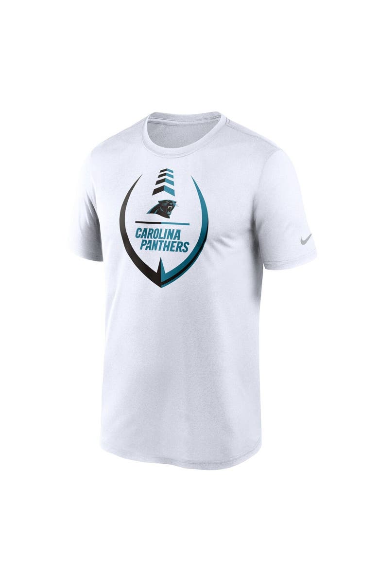 Nike Men's Nike White Carolina Panthers Icon Legend Performance T-Shirt, Alternate, color, White
