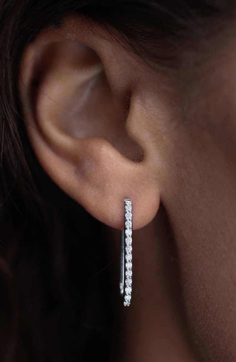 Sheryl Lowe Diamond Paperclip Earring, Alternate, color,