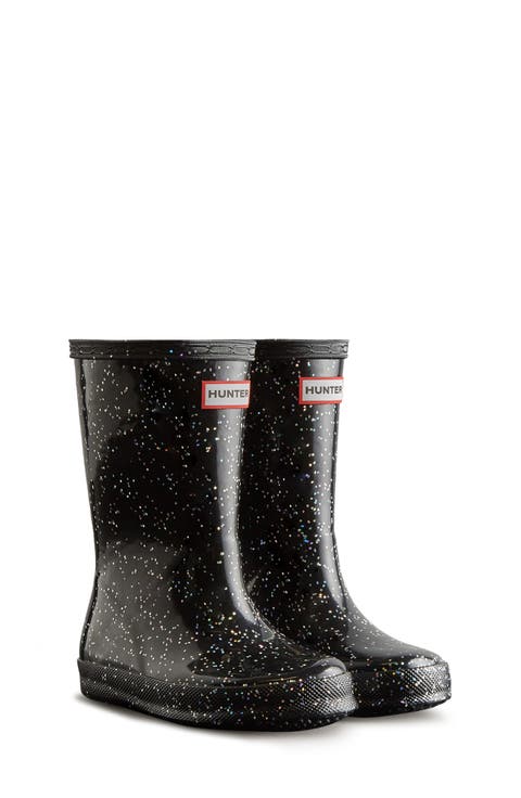 Kids' Original First Classic Glitter Rain Boot (Walker, Toddler & Little Kid)