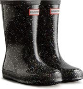 Hunter Kids' Original First Classic Glitter Rain Boot