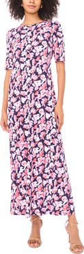 Vince Camuto Floral Print Maxi Dress