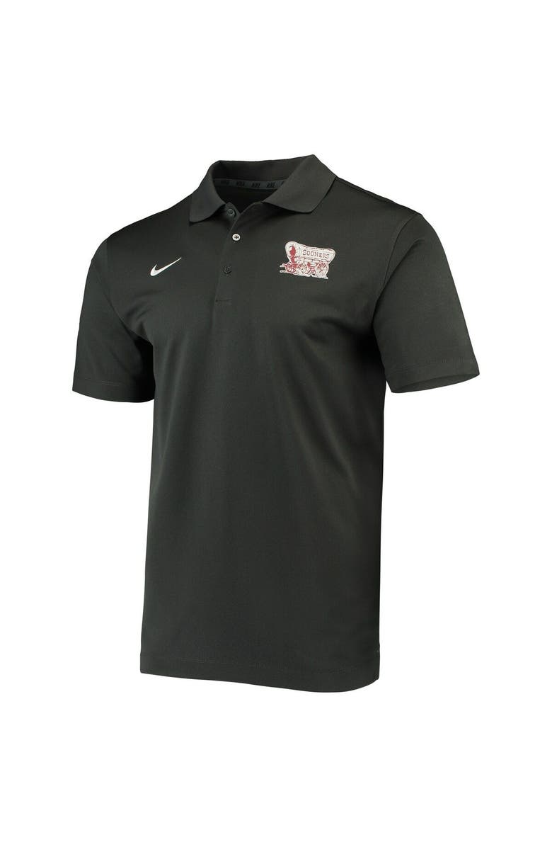 Nike Men's Nike Anthracite Oklahoma Sooners Alternate Logo Varsity Performance Polo, Alternate, color, 