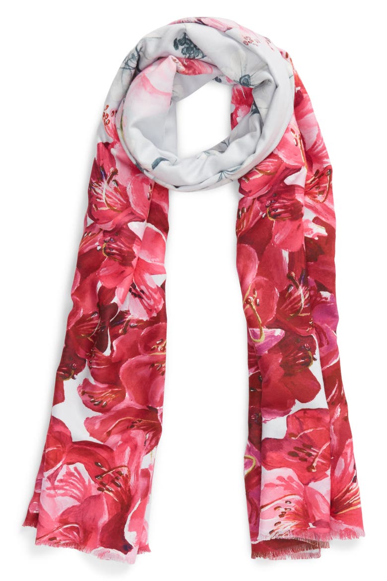 Babylon Long Scarf, Alternate, color, GREY