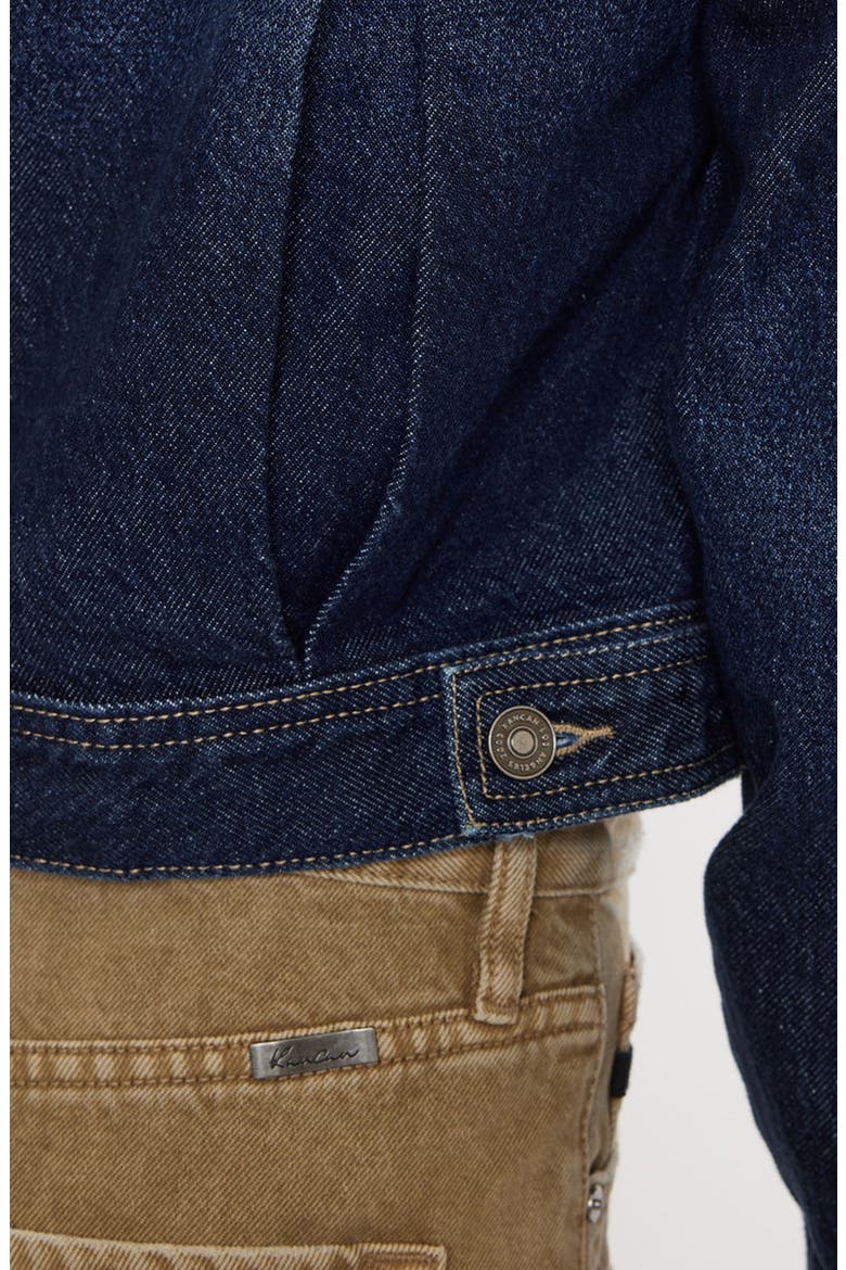 Westlyn Cropped Jacket, Alternate, color, Dark Blue Denim