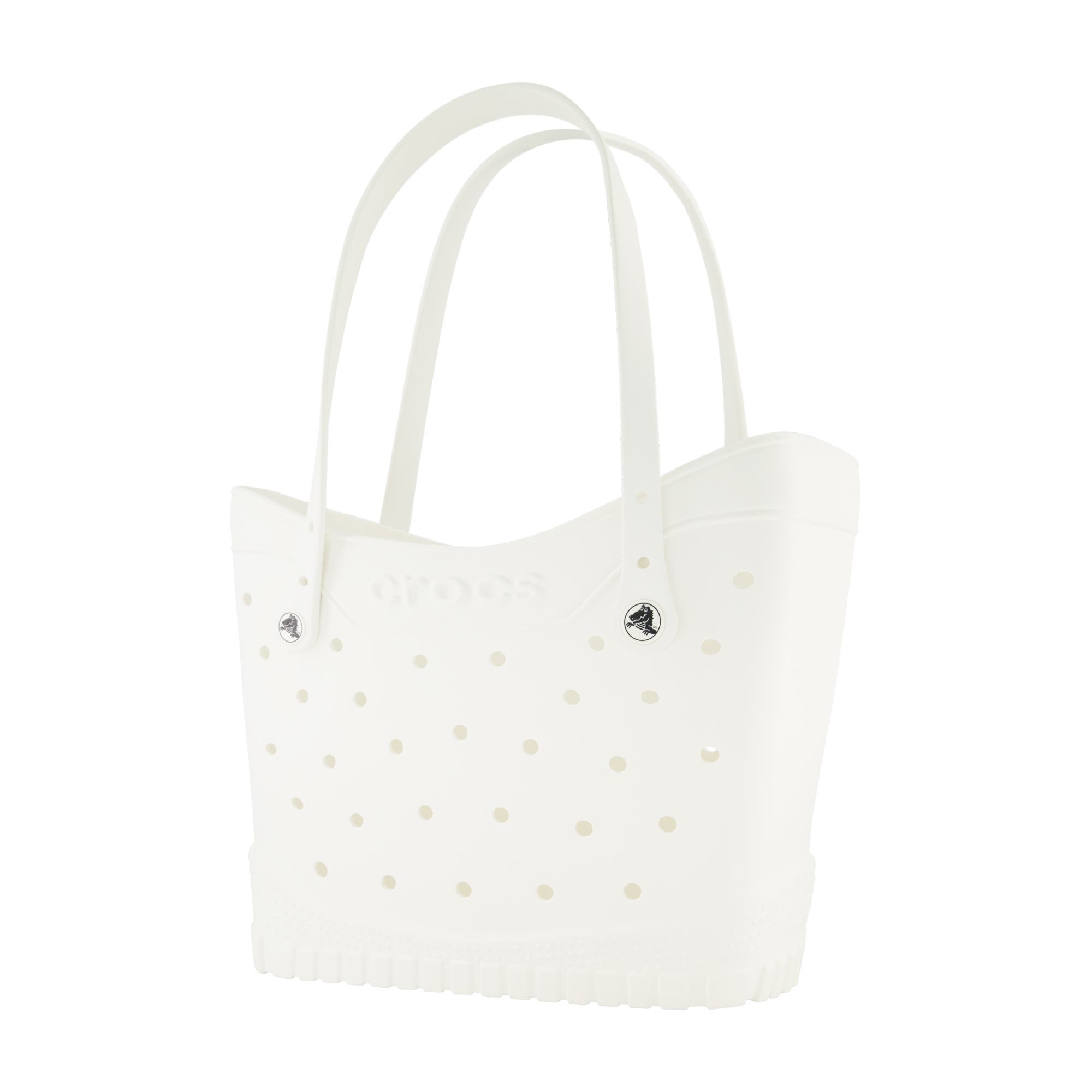 CROCS Medium Classic Tote, Alternate, color, White