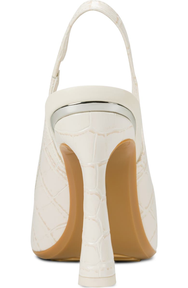 DKNY Cinette Slingback Pointed Toe Pump, Alternate, color, Coconut