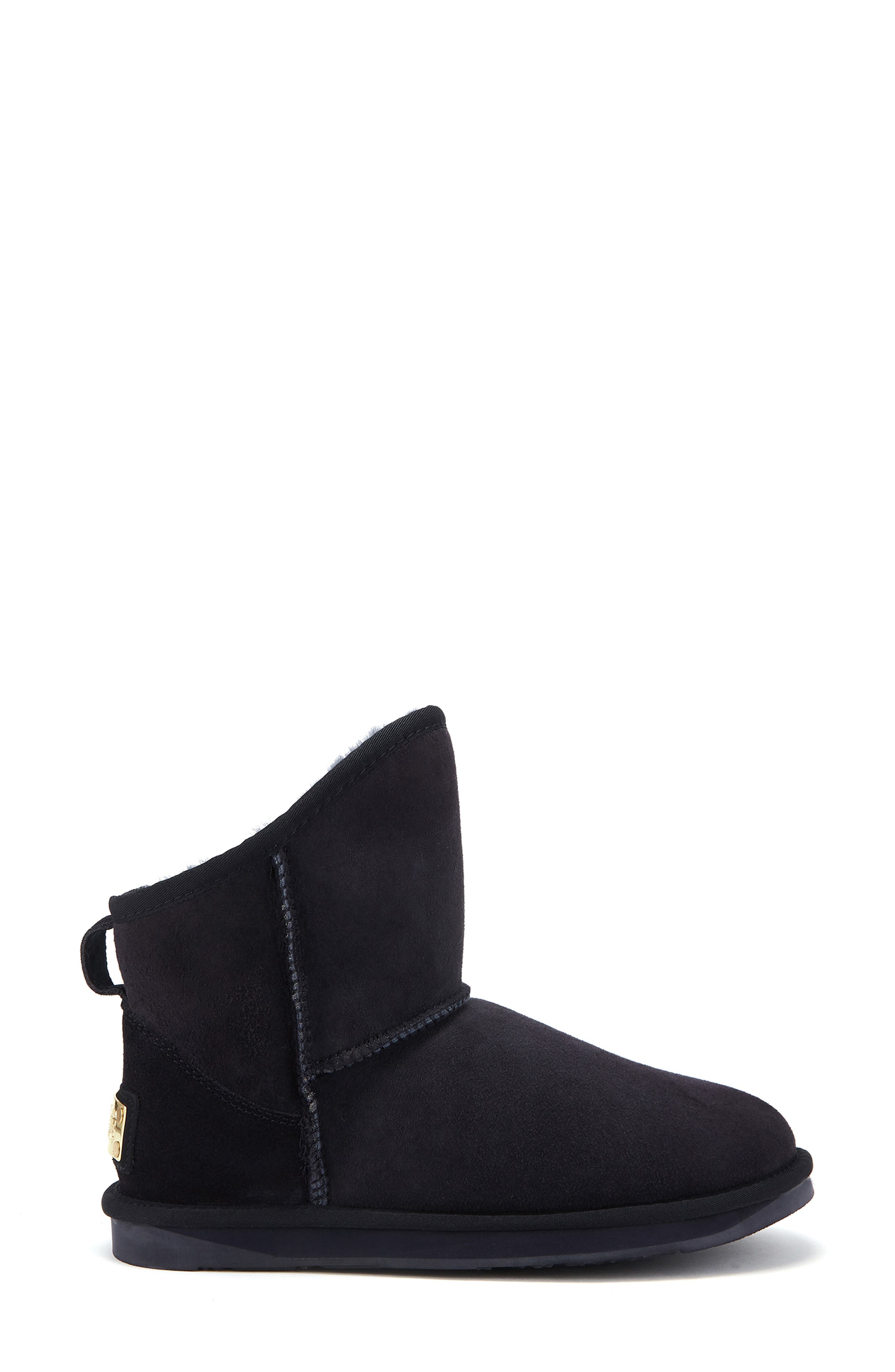 Australia Luxe Collective Cosy Xtra Short Genuine Shearling Bootie, Alternate, color, Navy
